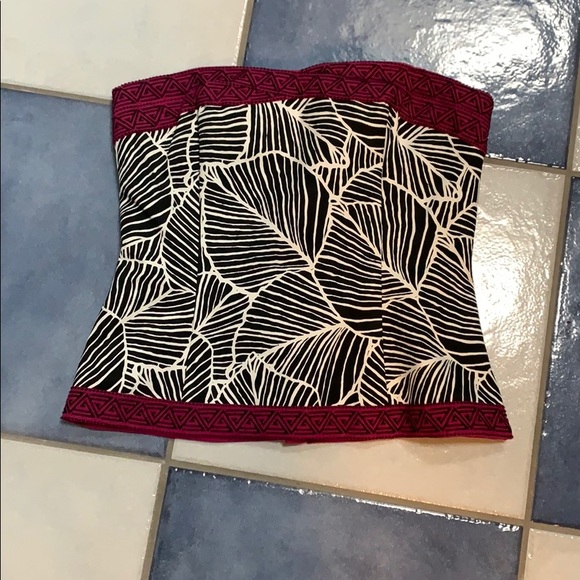 Size 2 pink and black boustier - Picture 1 of 3